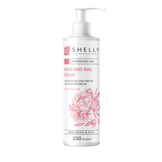 Shelly hand and nail cream with collagen, elastin and peony extract (250ml)