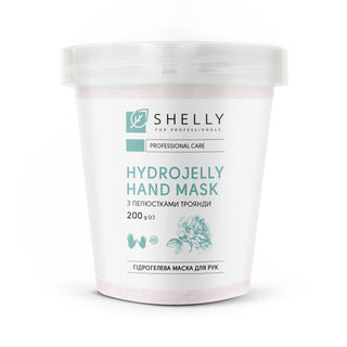 Shelly hydrogel hand mask with rose petals (200 g)