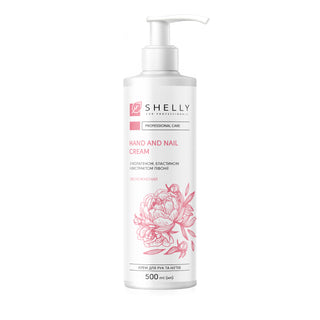 Shelly hand and nail cream with collagen, elastin and peony extract (500ml)