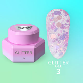 YOUARECUTE Glitter gel 3 (5ml)