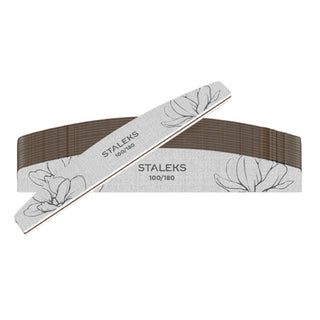 Staleks Half-moon mineral file Expert 40 100/180 grit (25pcs)