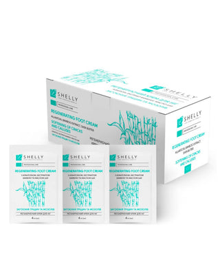 Shelly regenerating foot cream with allantoin, bamboo extract and shea butter 4*100