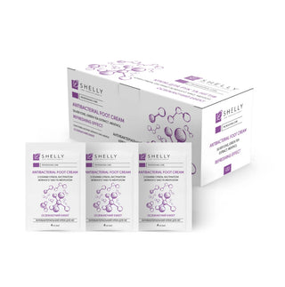 Shelly antibacterial foot cream with silver ions, green tea extract and menthol 4*100