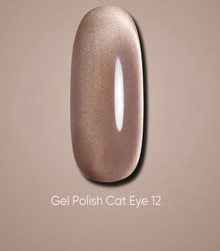 DARK Gel polish Cat eye 12 (6 ml)