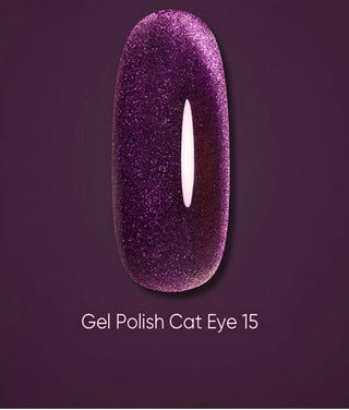 DARK Gel polish Cat eye 15 (6 ml)