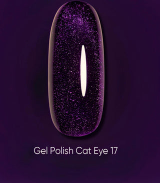 DARK Gel polish Cat eye 17 (6 ml)