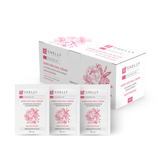 Shelly hand and nail cream 4 ml x 100 pcs. (with collagen, elastin and peony extract)