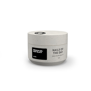 NAILSOFTHEDAY Gel paint Black wipe (5ml)