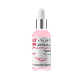 Shelly nail and cuticle oil with strawberry extract and vitamin E (30ml)