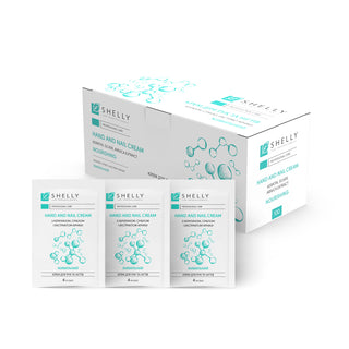 Shelly hand and nail cream 4 ml x 100 pcs. (with keratin, silver and arnica extract)