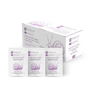 Shelly hand and nail cream 4 ml x 100 pcs. (with allantoin, snail extract and cardamom oil)