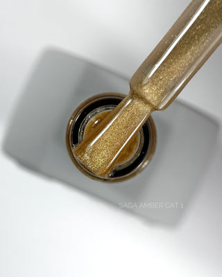 Esmalte en gel Saga AMBER CAT 1 (10 ml)