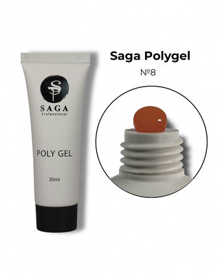Saga POLY GEL tube 8 (30ml)