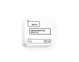 HEYlove Paint gel White (5ml)