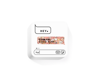 HEYlove Coin gel  Gold pink (5ml)