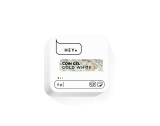 HEYlove Coin gel Gold White (5ml)